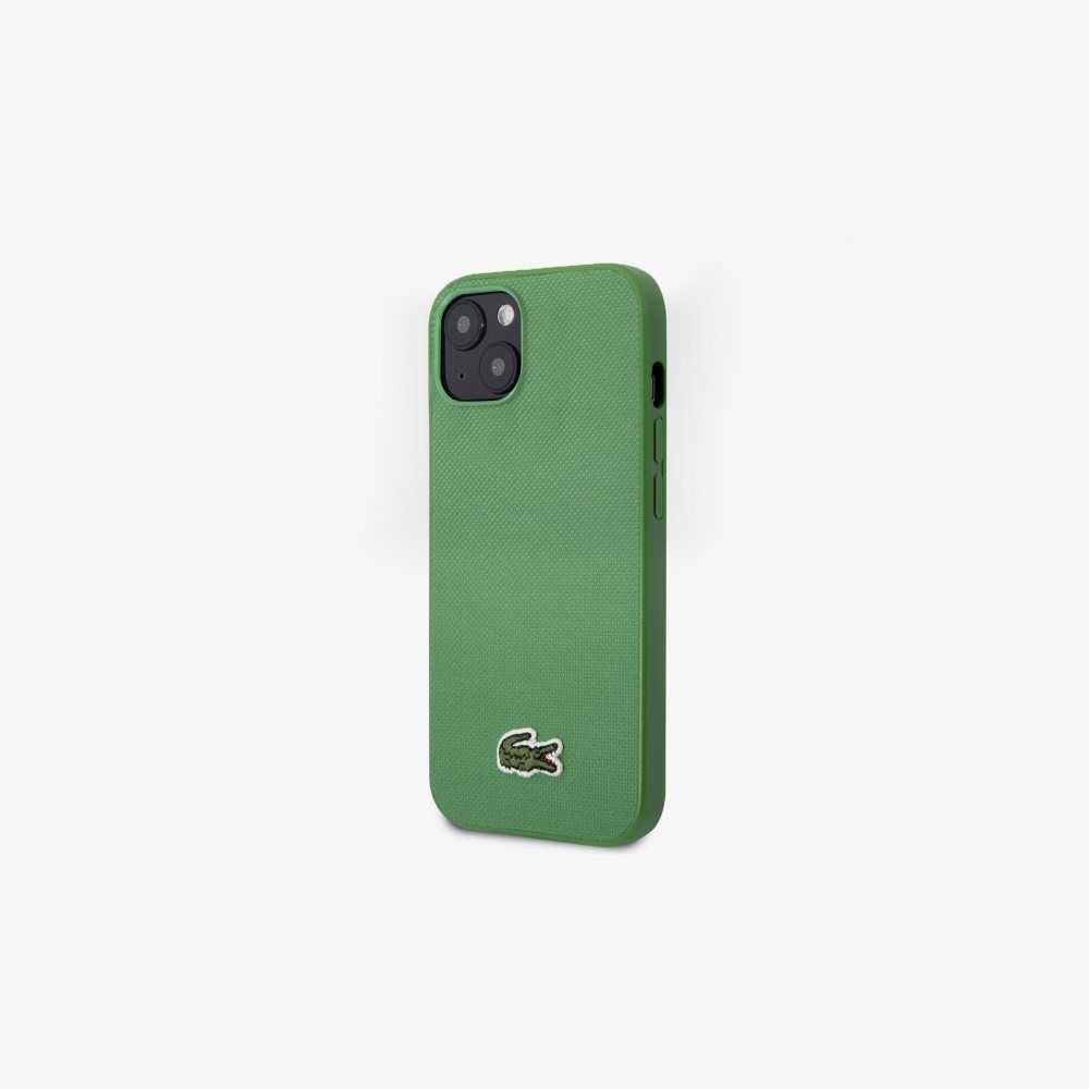 Lacoste Petit Pique Effect iPhone 14 Case Estragon | KNB-539618