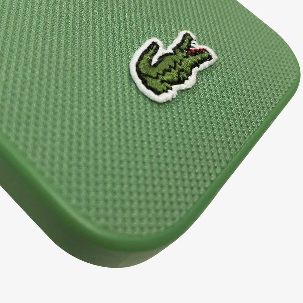 Lacoste Petit Pique Effect iPhone 14 Case Estragon | KNB-539618