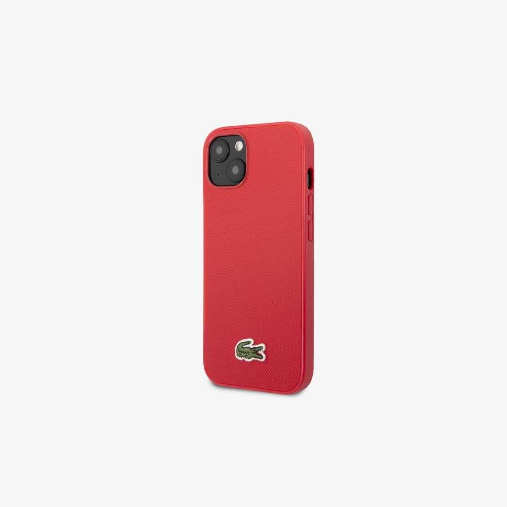 Lacoste Petit Pique Effect iPhone 14 Case Red | LVK-571069