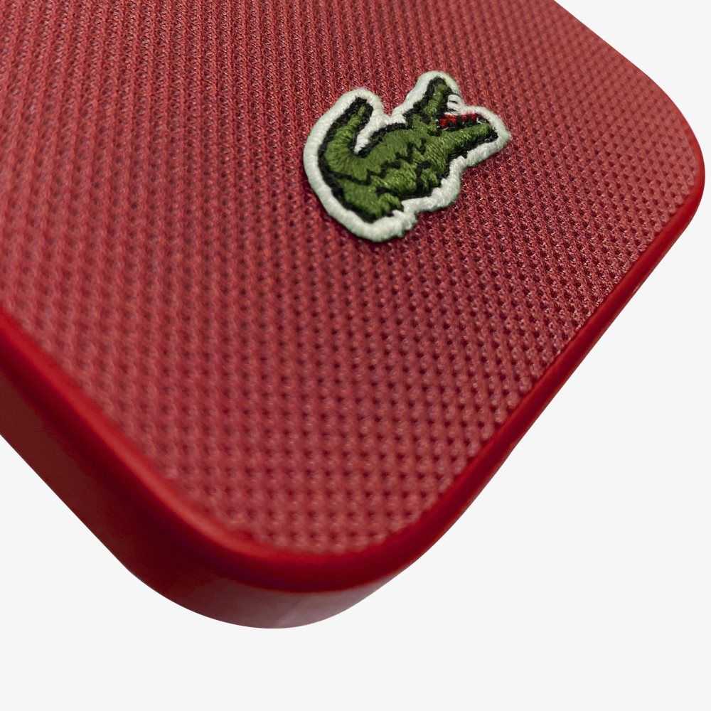 Lacoste Petit Pique Effect iPhone 14 Case Red | LVK-571069