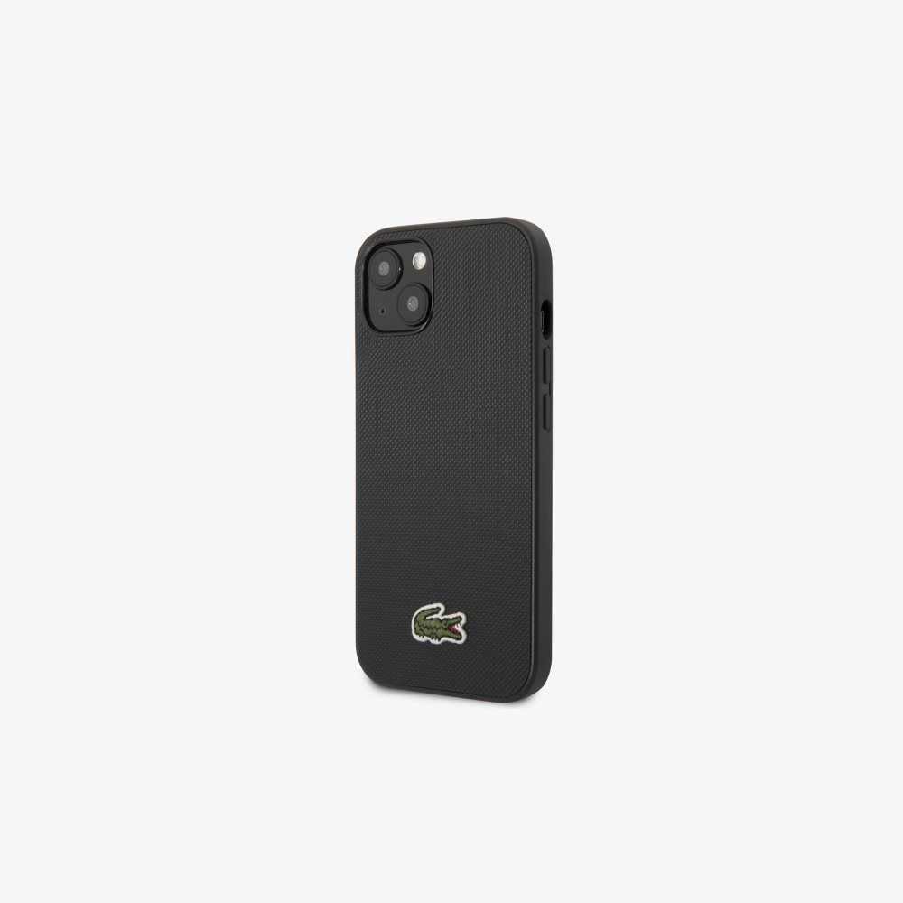 Lacoste Petit Pique Effect iPhone 14 Case Black | OVG-389417