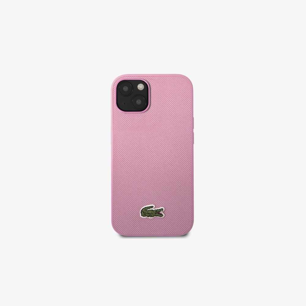 Lacoste Petit Pique Effect iPhone 14 Case Parme | WOQ-974026