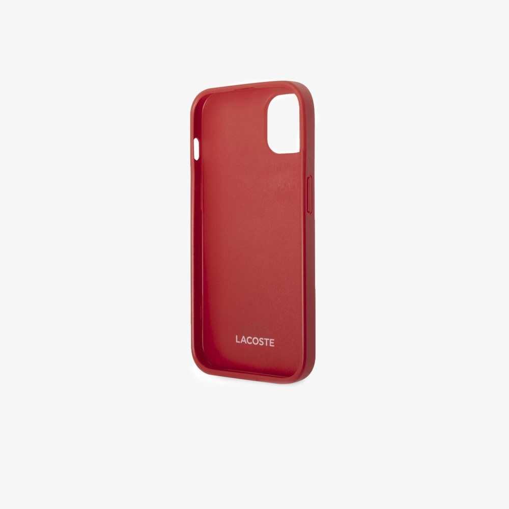 Lacoste Petit Pique Effect iPhone 14 Plus Case Red | GXP-359104