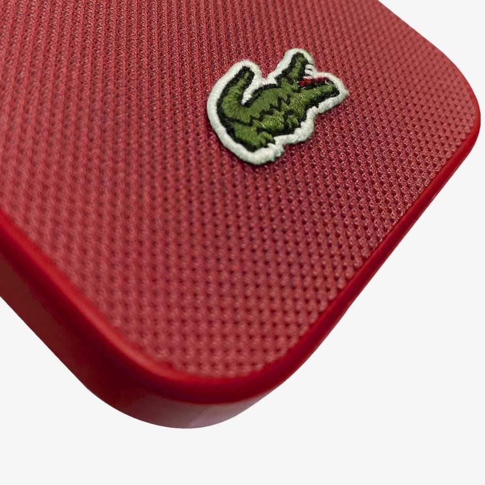 Lacoste Petit Pique Effect iPhone 14 Plus Case Red | GXP-359104