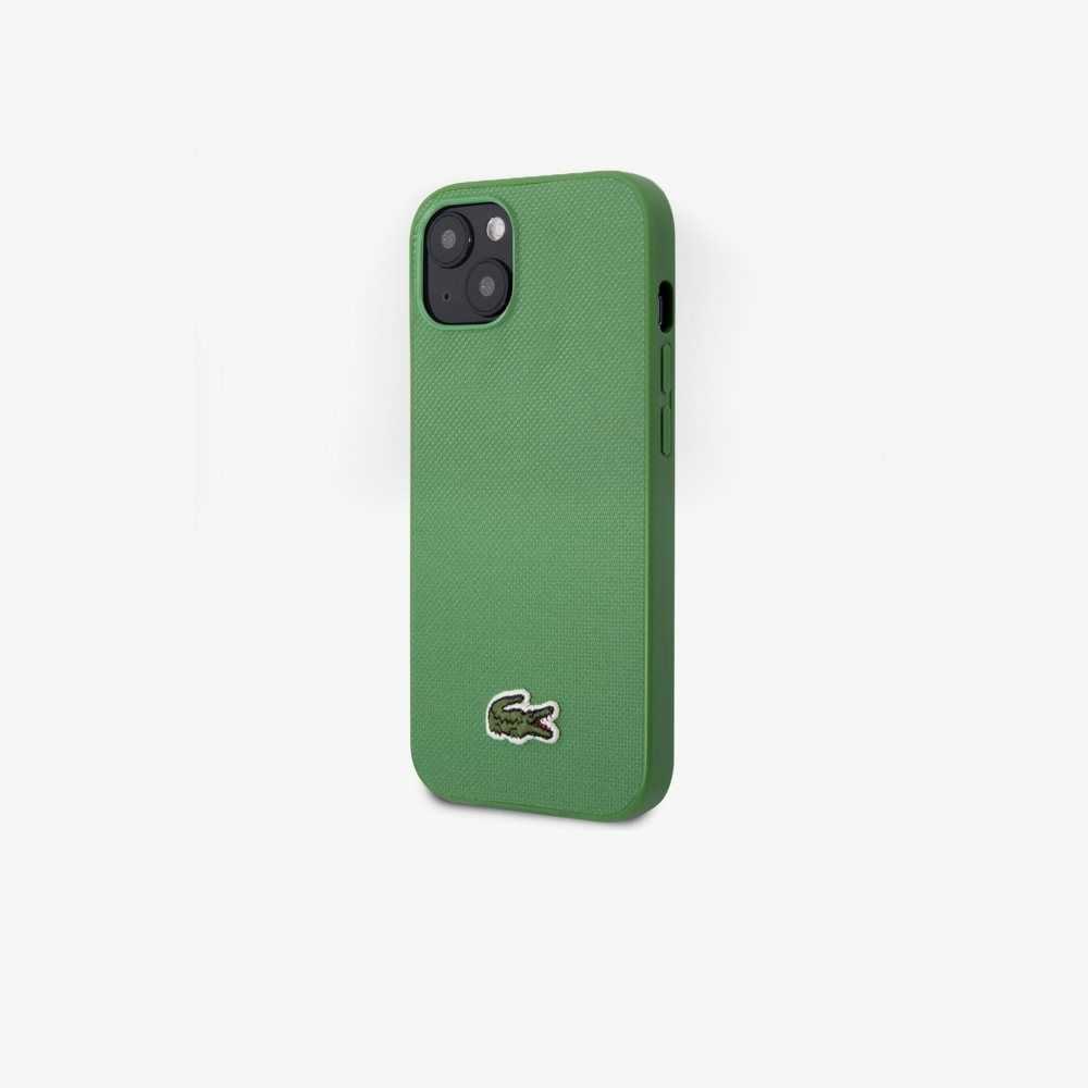 Lacoste Petit Pique Effect iPhone 14 Plus Case Estragon | IPK-291450