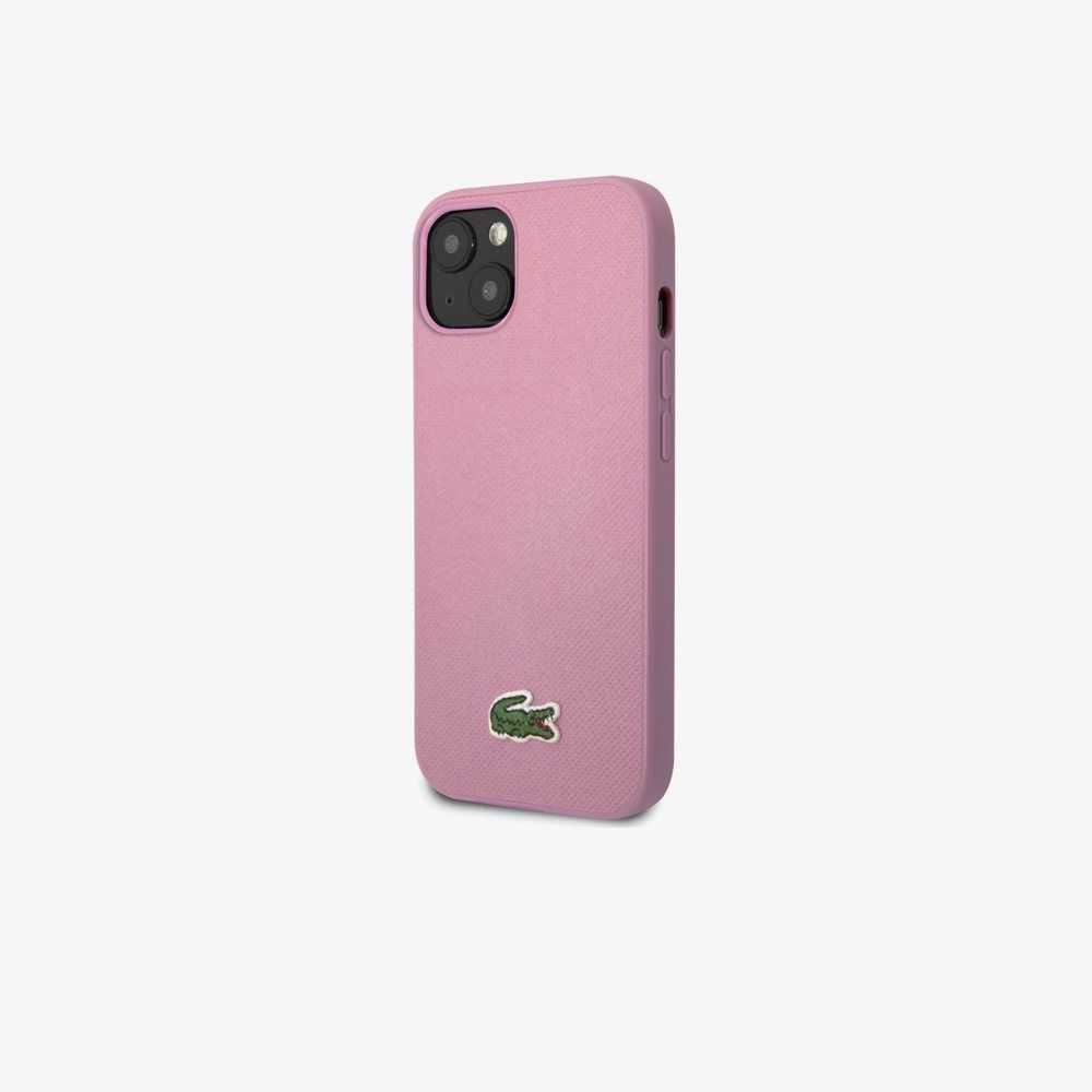 Lacoste Petit Pique Effect iPhone 14 Plus Case Parme | SHK-246591