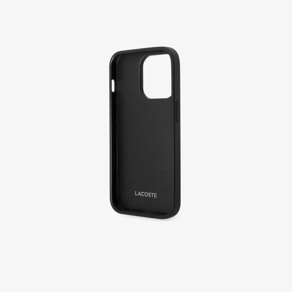 Lacoste Petit Pique Effect iPhone 14 Pro Max Case Penombre | ABL-284965