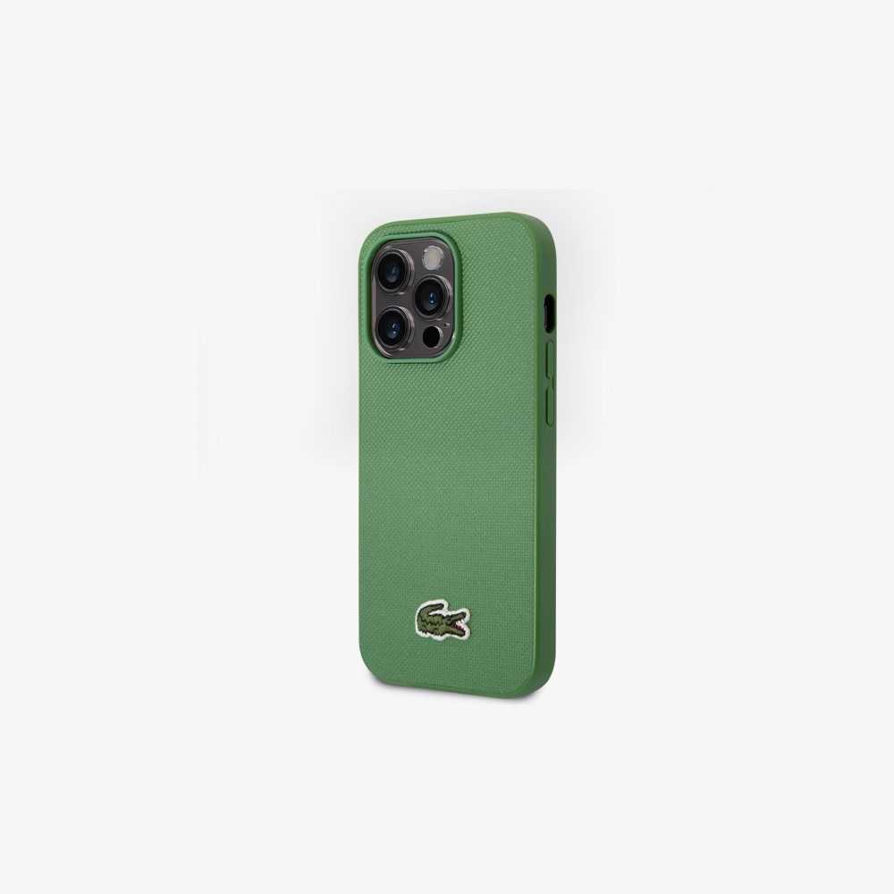 Lacoste Petit Pique Effect iPhone 14 Pro Case Estragon | CML-067985