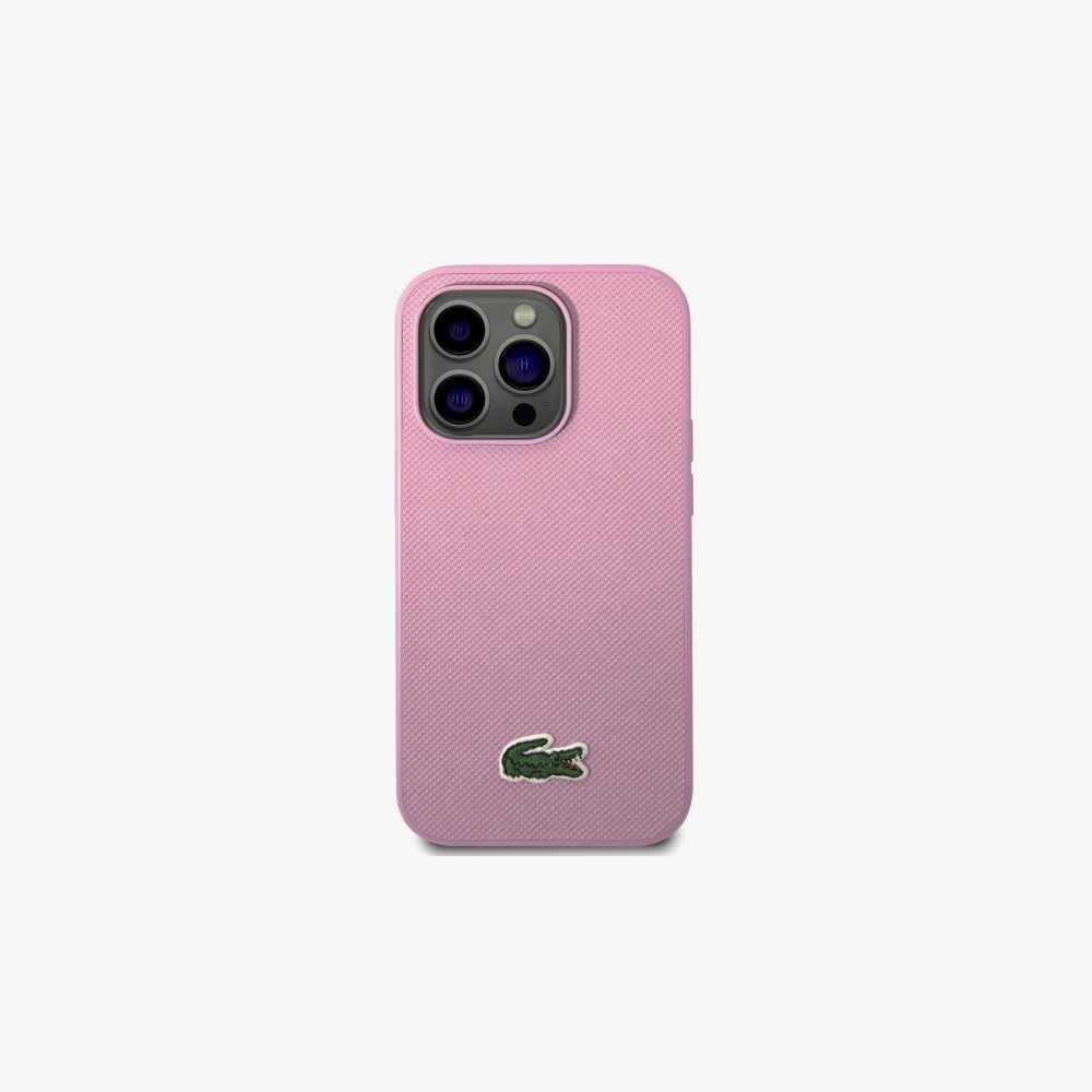 Lacoste Petit Pique Effect iPhone 14 Pro Case Parme | KGI-297386