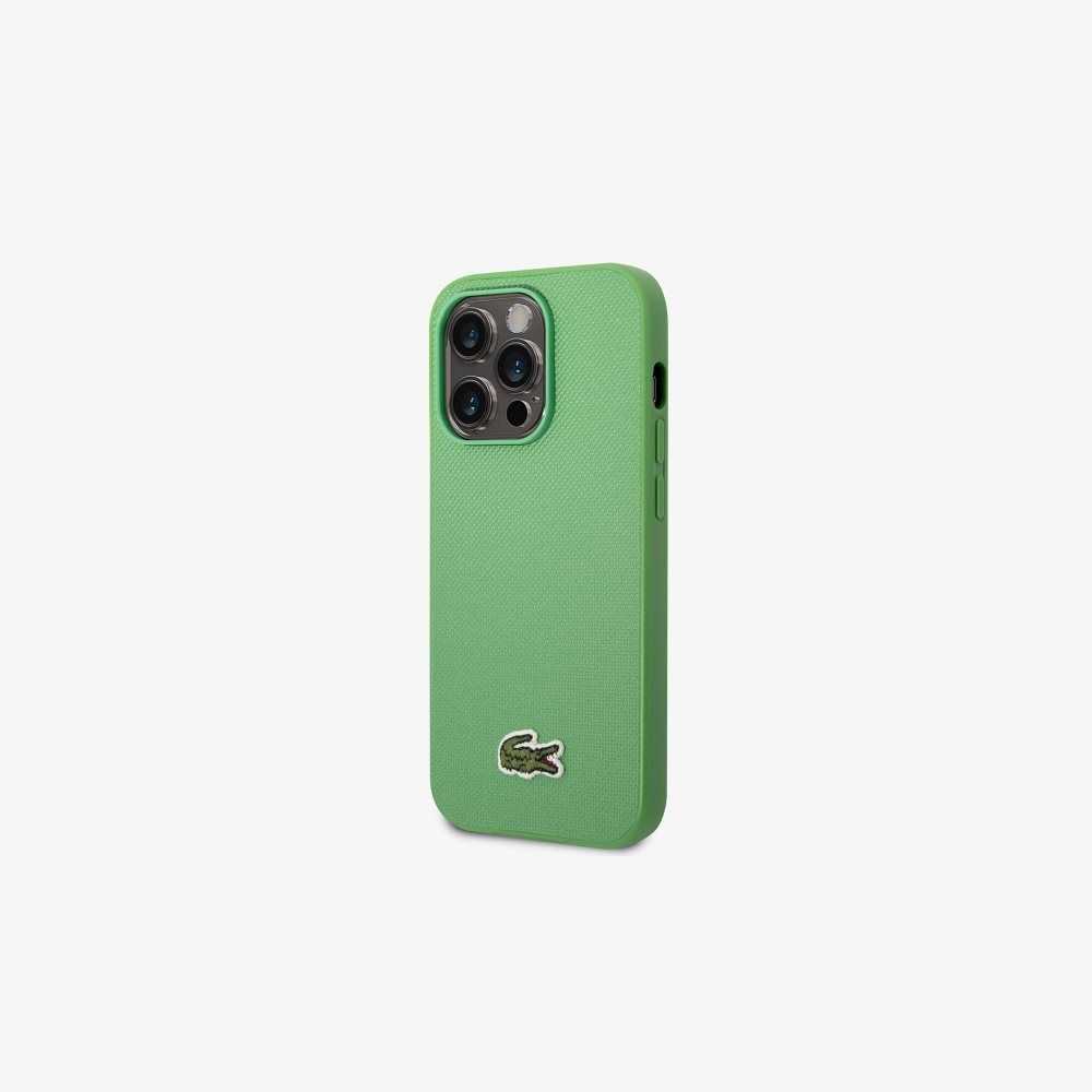 Lacoste Petit Pique Effect iPhone 14 Pro Max Case Estragon | PXO-514703