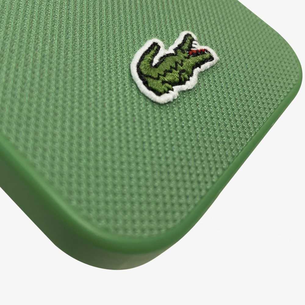 Lacoste Petit Pique Effect iPhone 14 Pro Max Case Estragon | PXO-514703