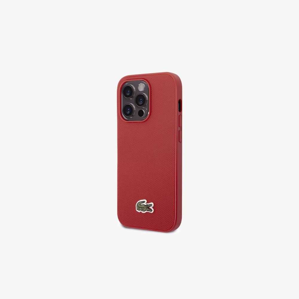 Lacoste Petit Pique Effect iPhone 14 Pro Case Red | QFH-816950