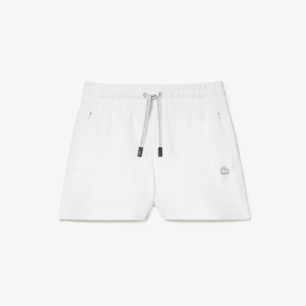 Lacoste Plain Shorts White | ZGH-803597