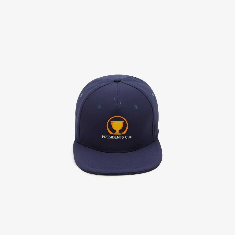 Lacoste Presidents Cup SPORT Adjustable Cap Navy Blue | DHF-327519