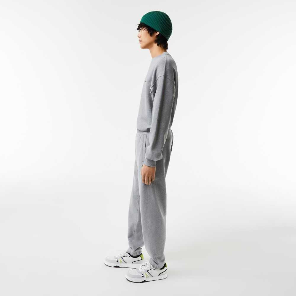 Lacoste Print Trackpants Grey Chine | KUF-563810