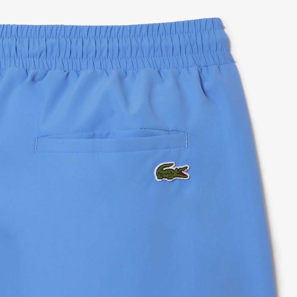 Lacoste Quick-Dry Swim Trunks with Integrated Lining Blue | NCU-160294