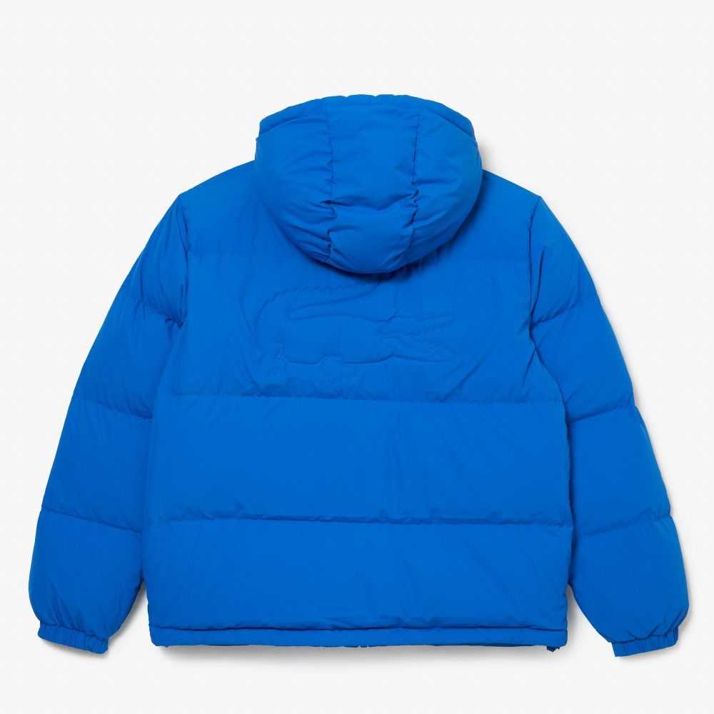 Lacoste Quilted Water-Repellent Jacket Blue | QWZ-123790