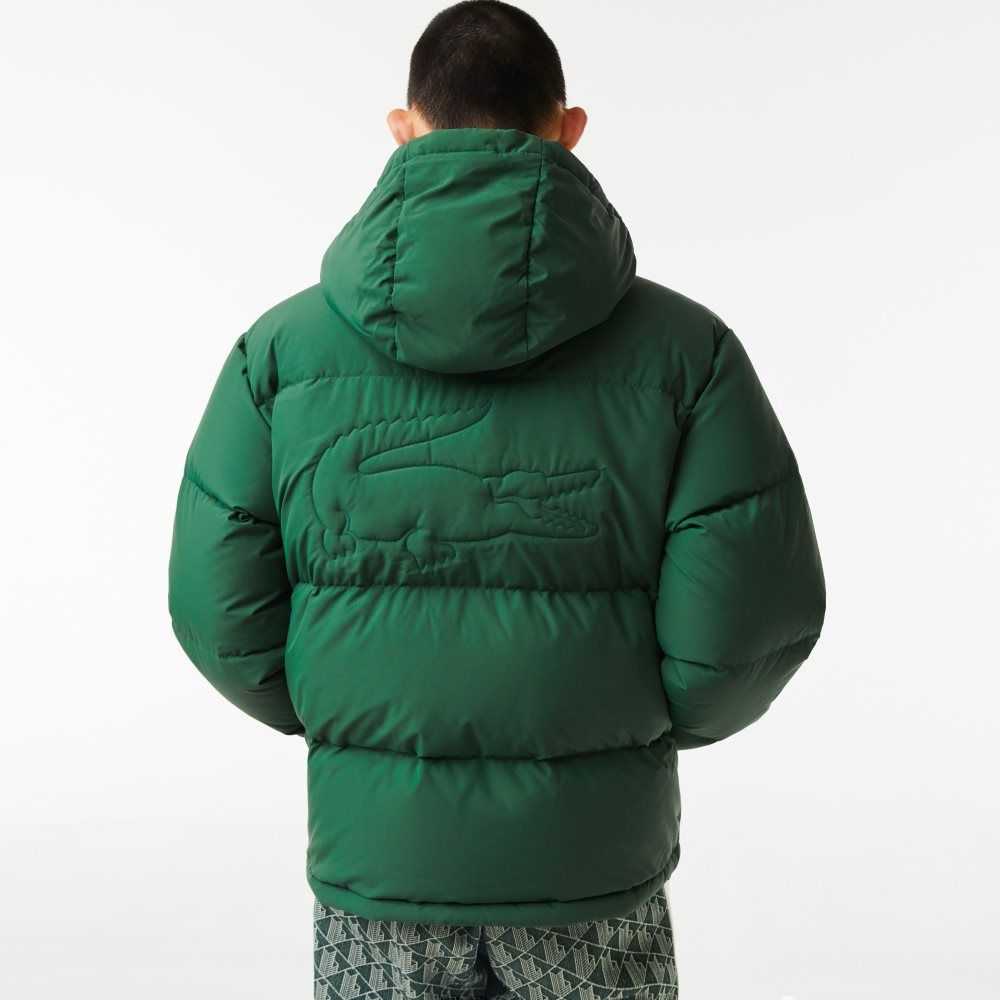 Lacoste Quilted Water-Repellent Jacket Green | YQP-675983