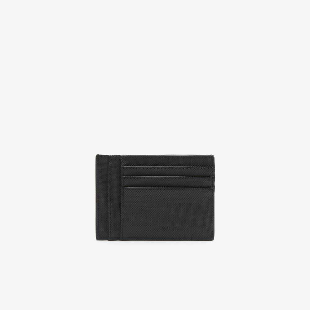 Lacoste RFID Protect 6 Slot Card Holder Black | LGU-740823