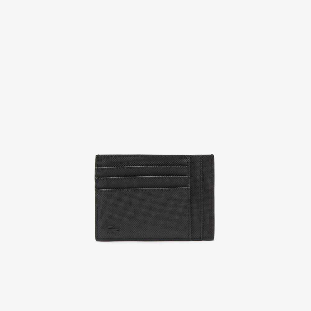 Lacoste RFID Protect 6 Slot Card Holder Black | LGU-740823