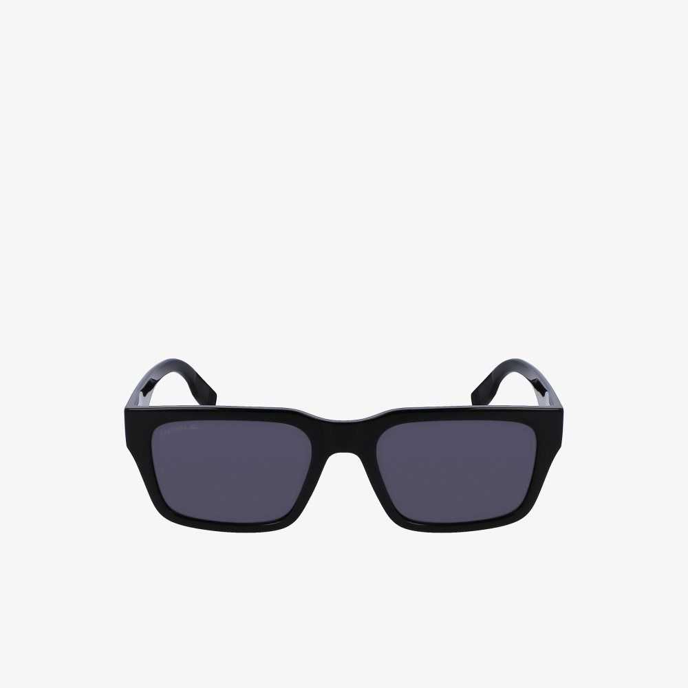 Lacoste Rectangle Active Sunglasses Matt Black | GQK-036198