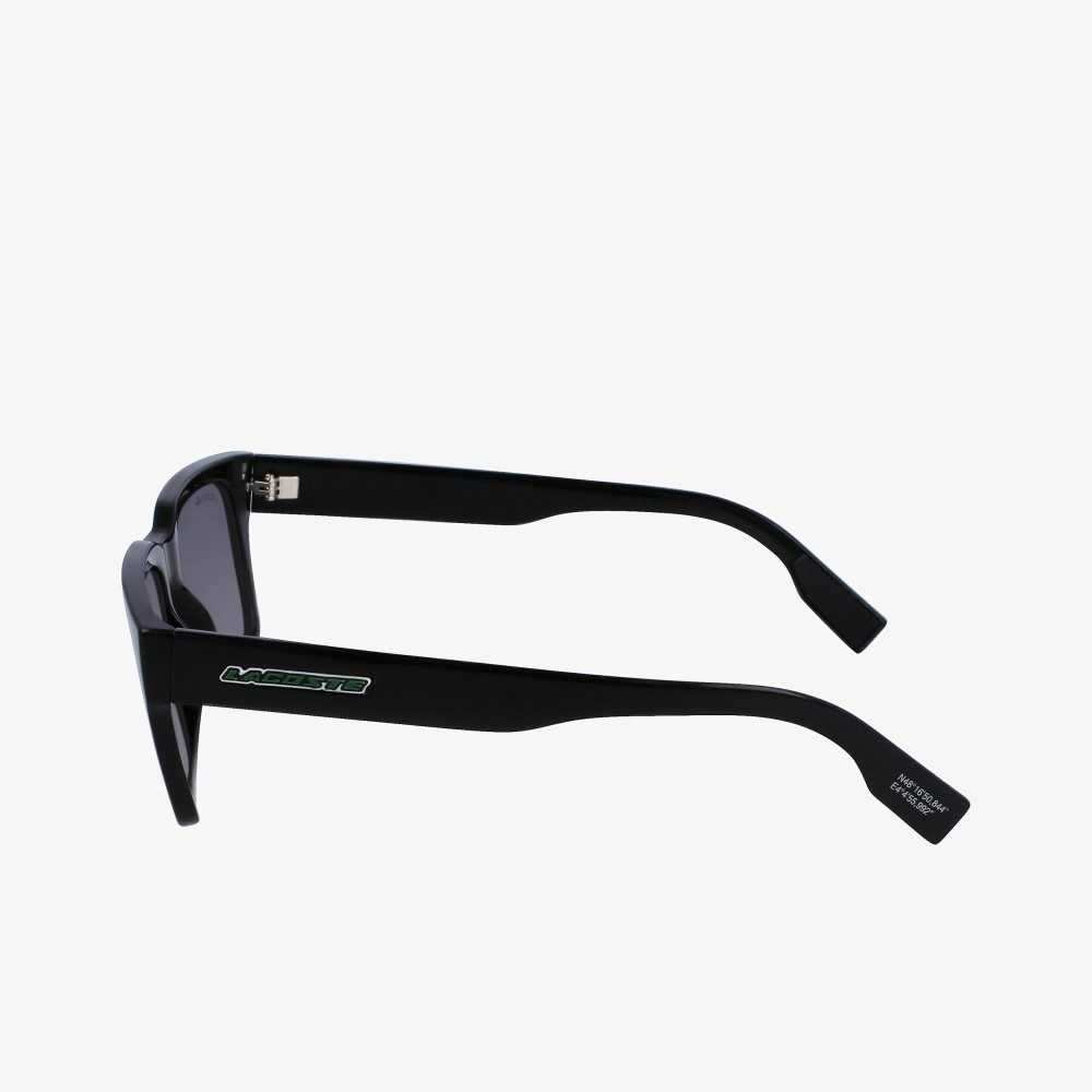 Lacoste Rectangle Active Sunglasses Matt Black | GQK-036198