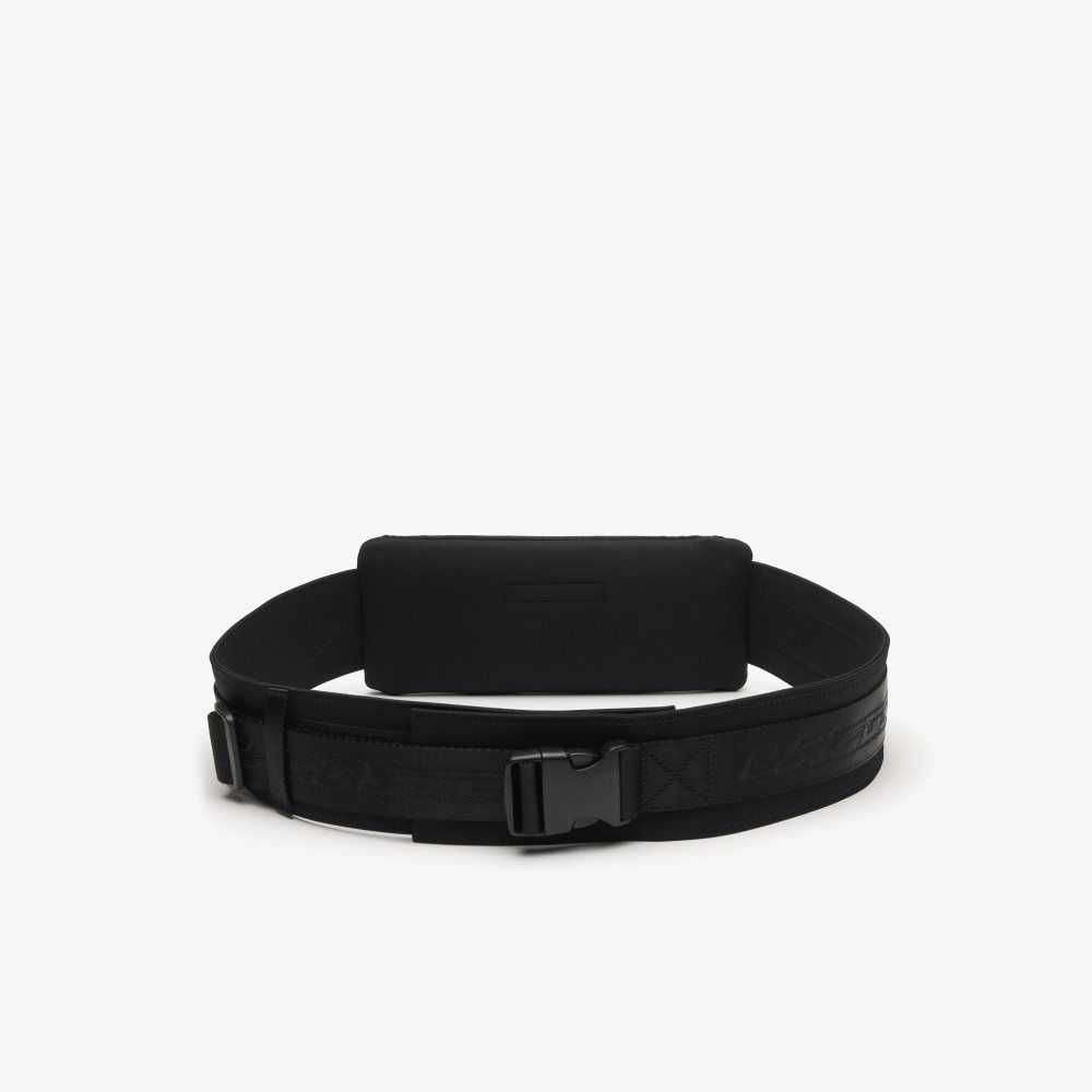 Lacoste Recycled Fiber Belt Bag Black | TFI-749021