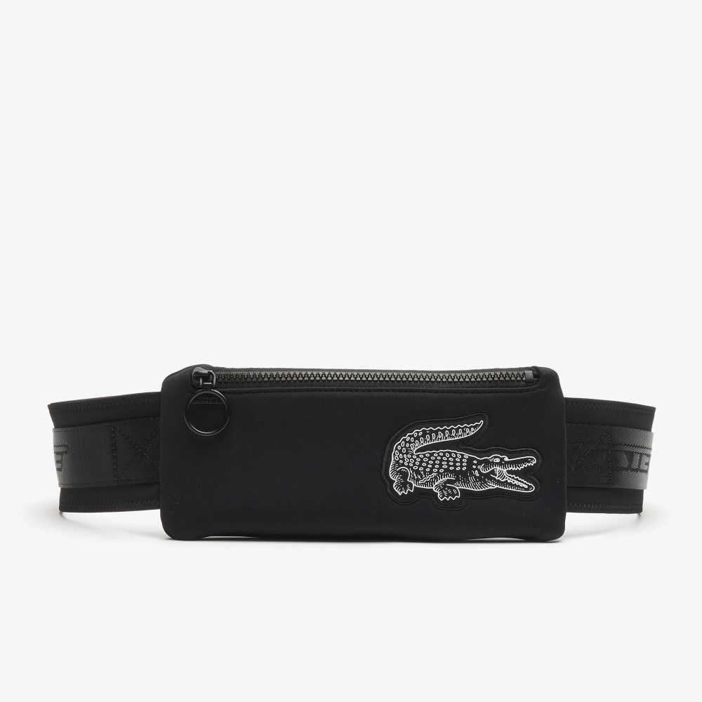 Lacoste Recycled Fiber Belt Bag Black | TFI-749021