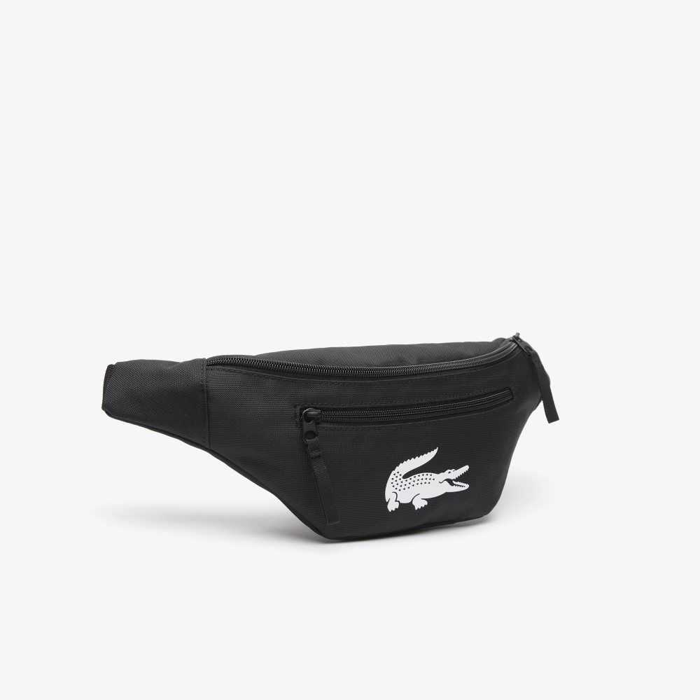 Lacoste Recycled Fiber Belt Bag Black | WCJ-321769