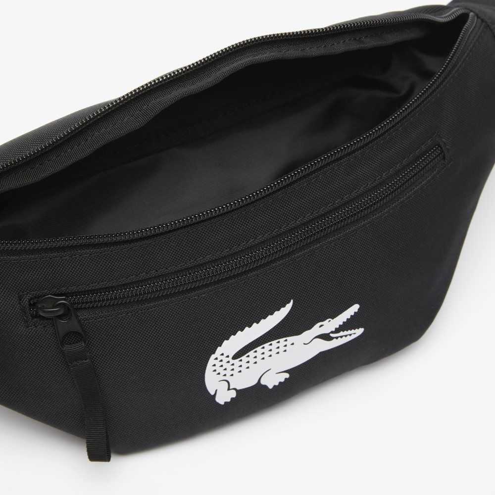 Lacoste Recycled Fiber Belt Bag Black | WCJ-321769