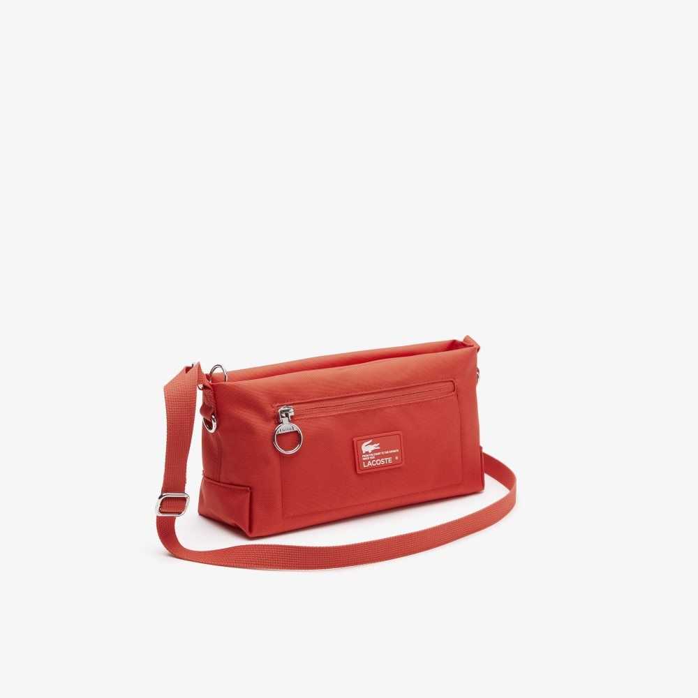 Lacoste Recycled Fiber Zipped Bag Pasteque | XDU-514097