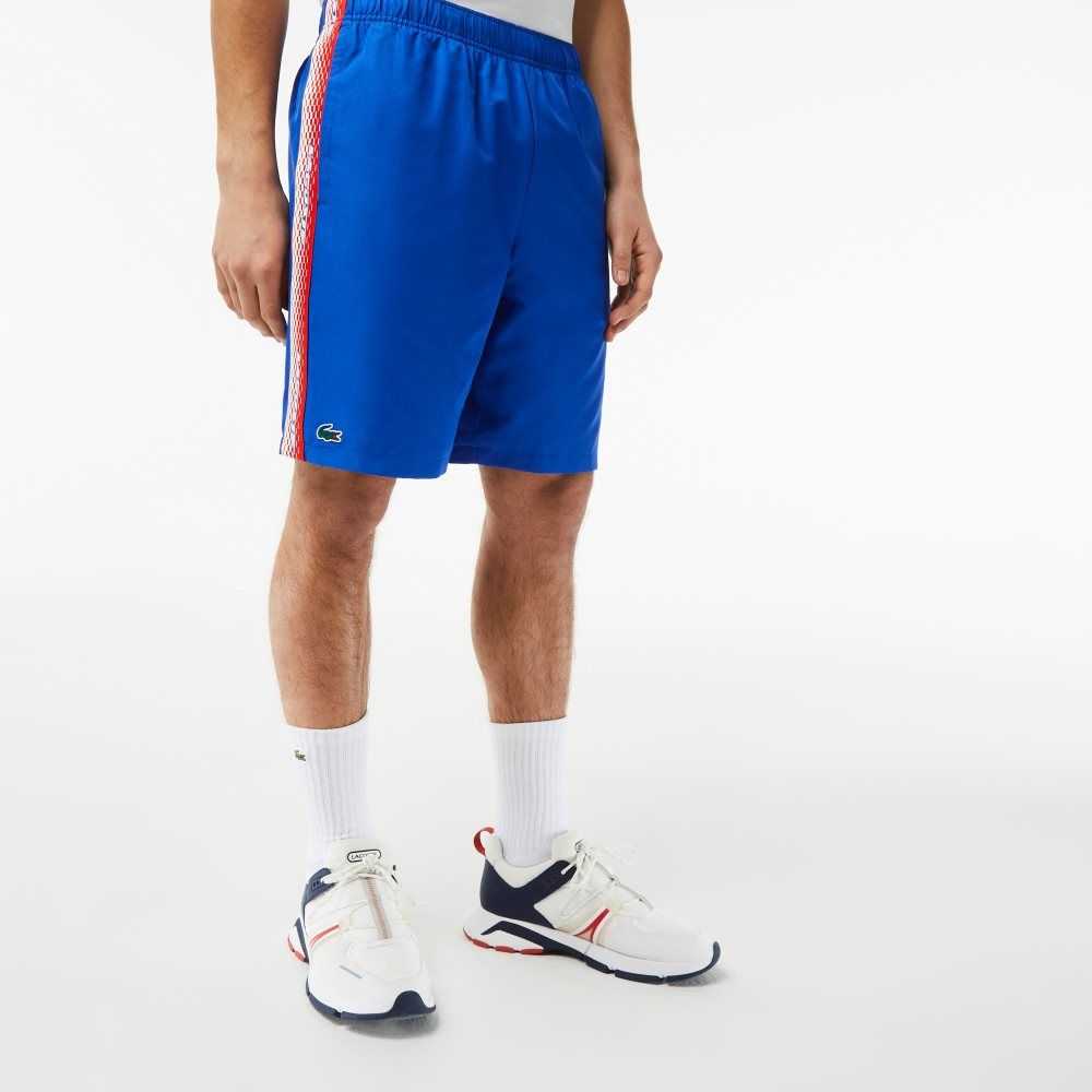 Lacoste Recycled Polyester Tennis Shorts Blue | VTI-587462