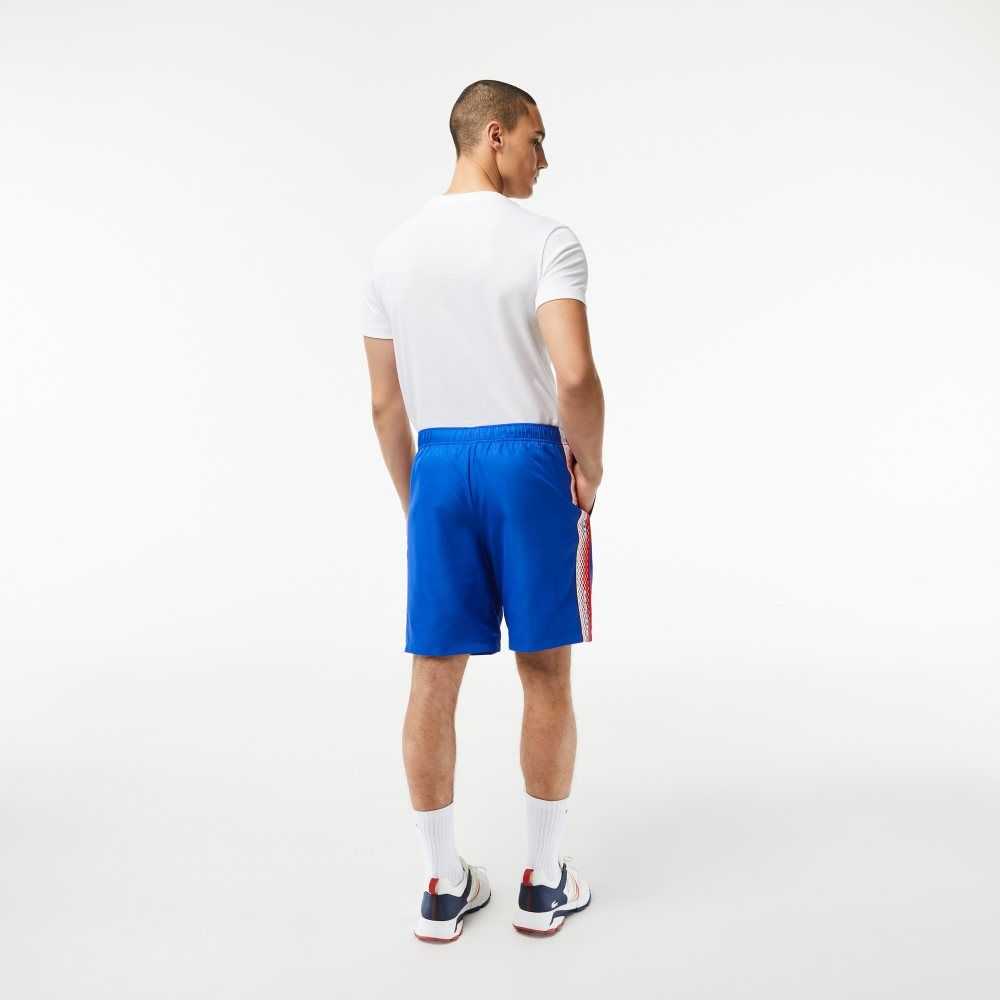 Lacoste Recycled Polyester Tennis Shorts Blue | VTI-587462