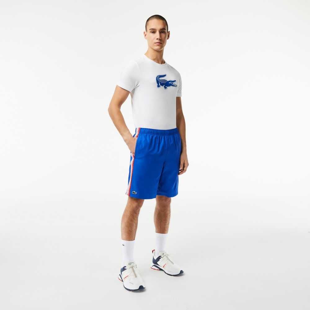 Lacoste Recycled Polyester Tennis Shorts Blue | VTI-587462