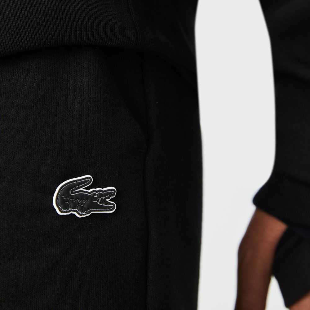 Lacoste Reflective Print Trackpants Black | ZMH-902857