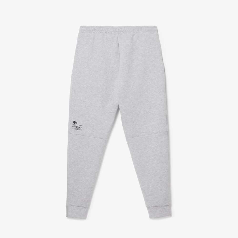 Lacoste Reflective Print Trackpants Grey Chine | GVL-568930