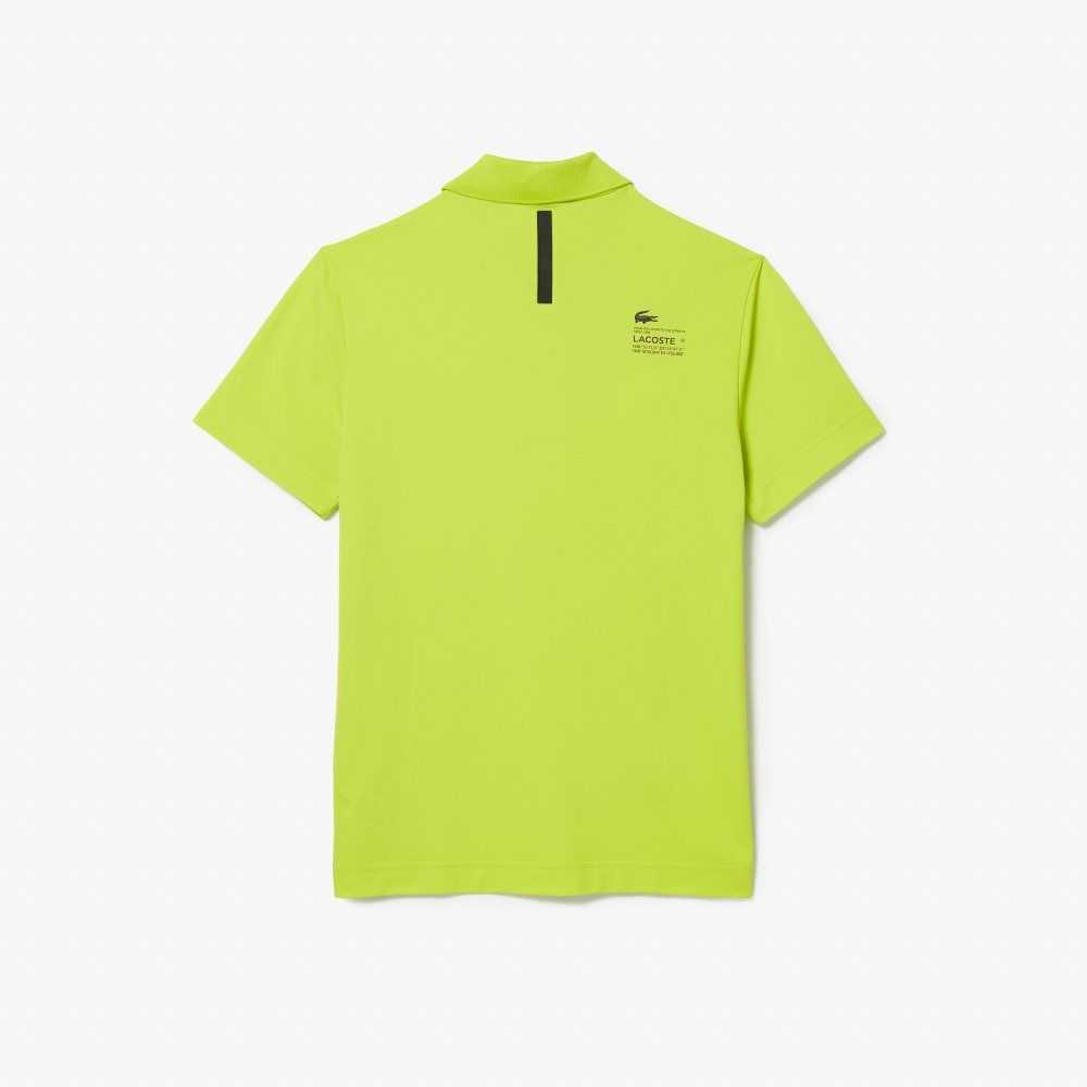 Lacoste Regular Fit Branded Pique Polo Yellow | HDS-305849