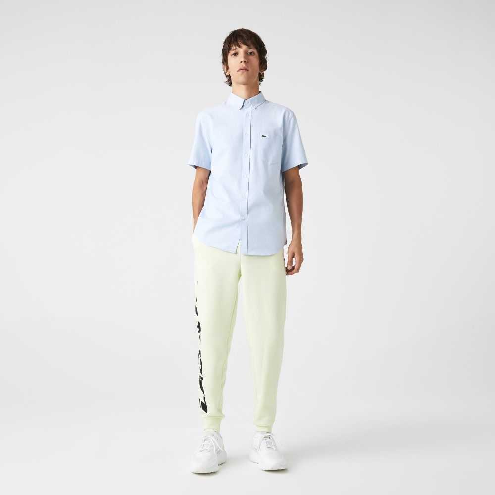 Lacoste Regular Fit Cotton Shirt Blue | POV-531764