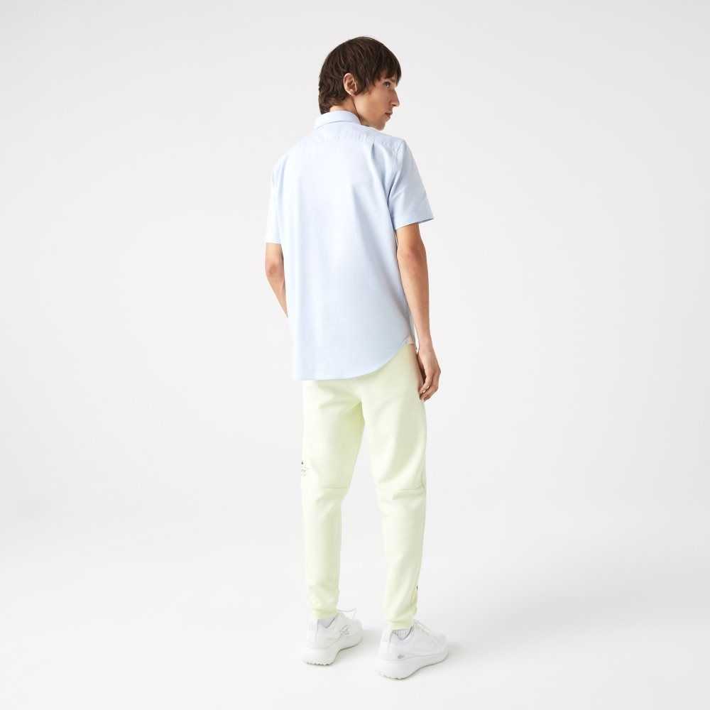 Lacoste Regular Fit Cotton Shirt Blue | POV-531764