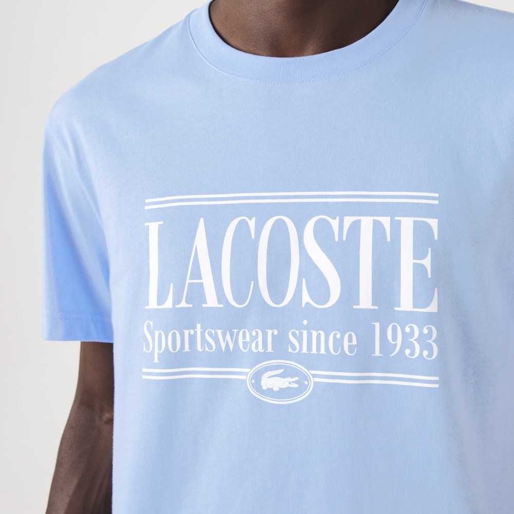 Lacoste Regular Fit Jersey T-Shirt Blue | BFJ-086451