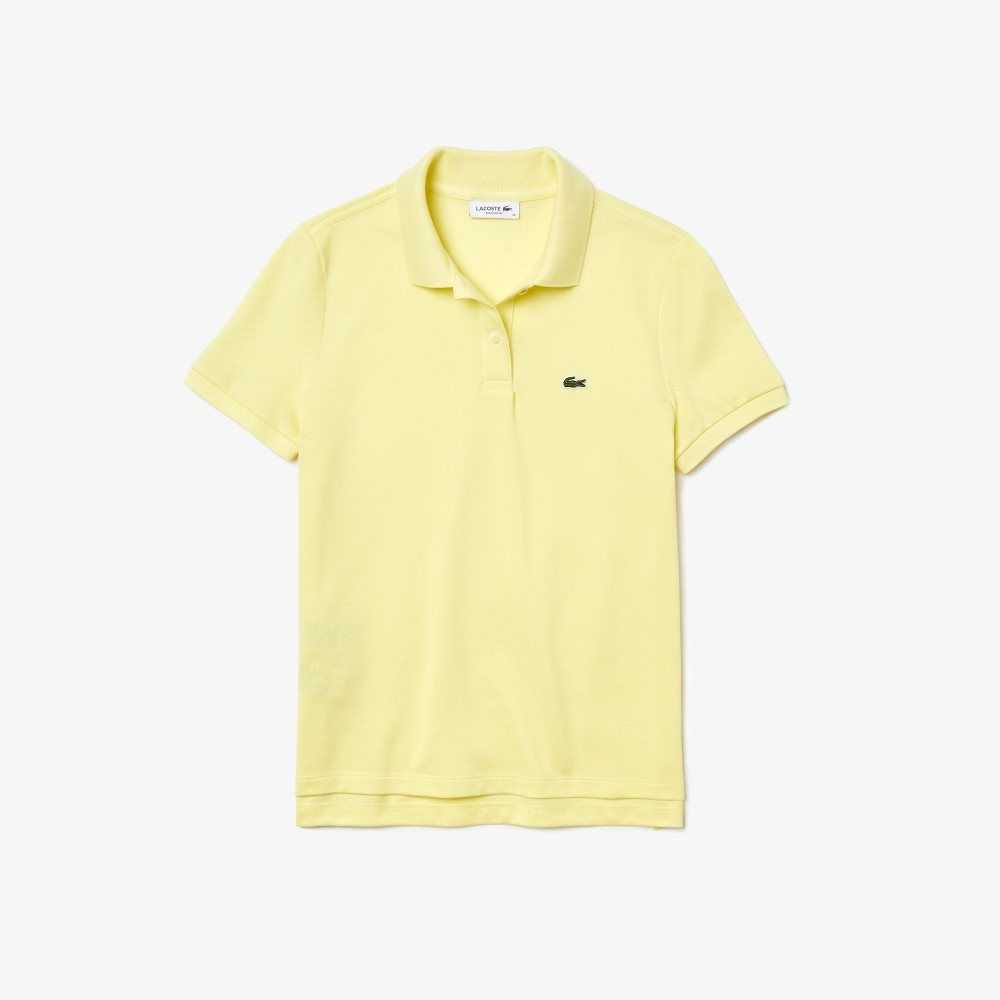 Lacoste Regular Fit Soft Cotton Petit Pique Polo Yellow | NCQ-195803