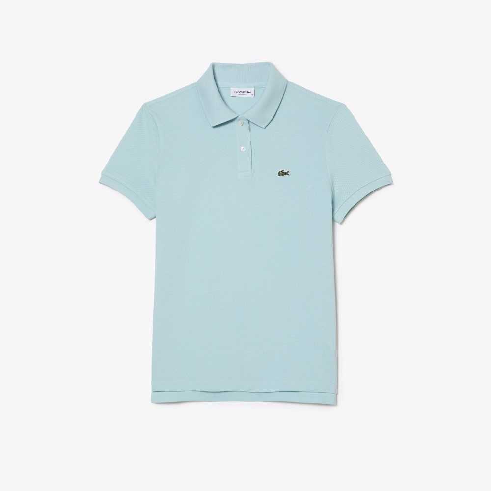 Lacoste Regular Fit Soft Cotton Petit Pique Polo Mint | OPQ-970548