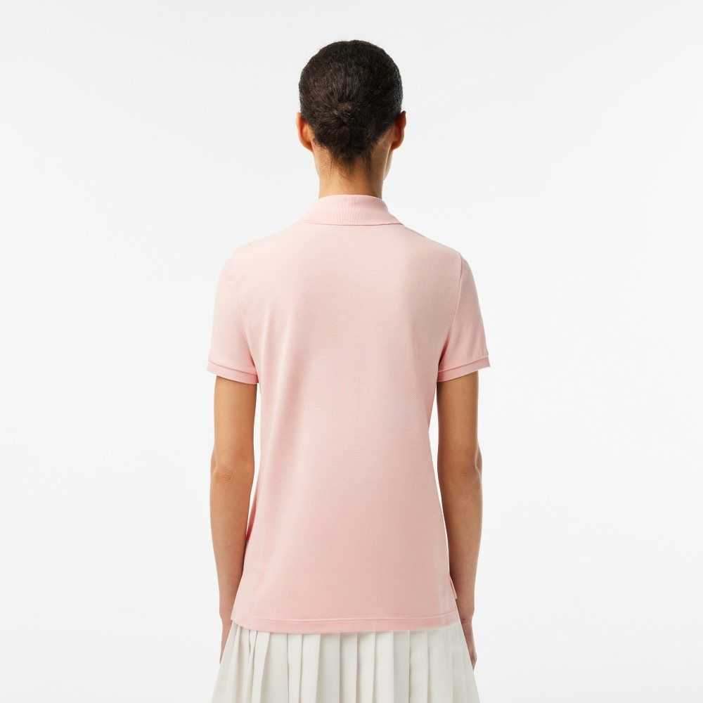 Lacoste Regular Fit Soft Cotton Petit Pique Polo Light Pink | VOB-268973