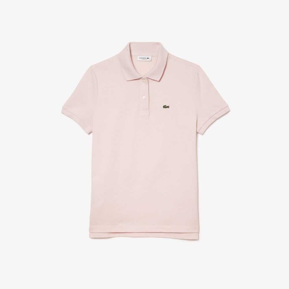 Lacoste Regular Fit Soft Cotton Petit Pique Polo Light Pink | VOB-268973