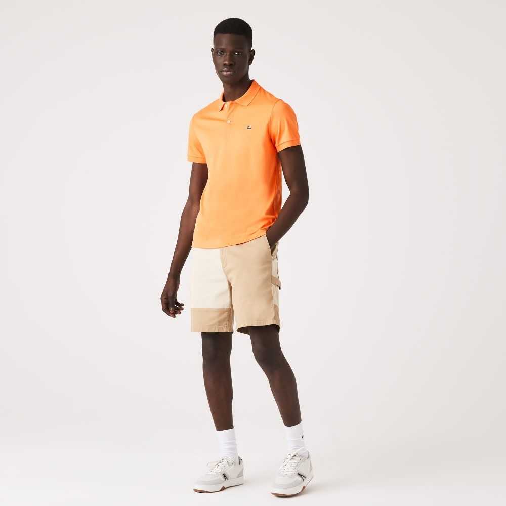 Lacoste Regular Fit Ultra Soft Cotton Jersey Polo Orange | NQO-058916