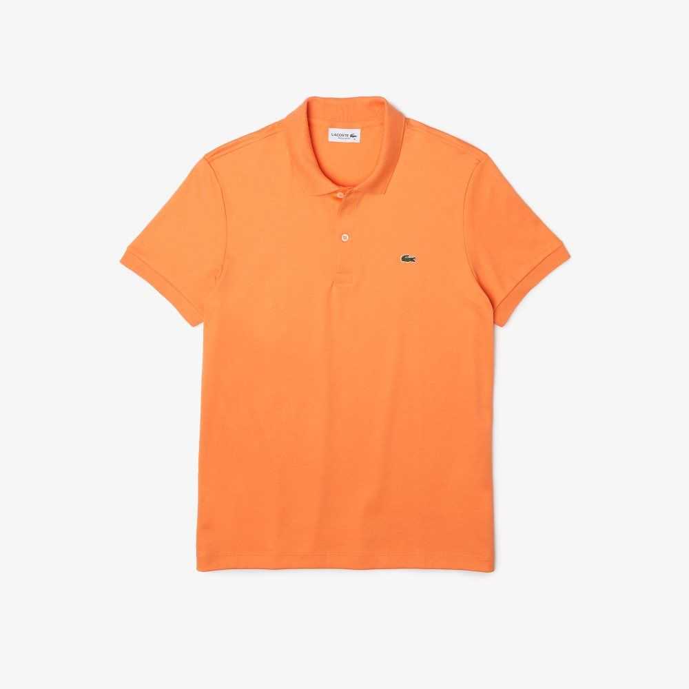 Lacoste Regular Fit Ultra Soft Cotton Jersey Polo Orange | NQO-058916