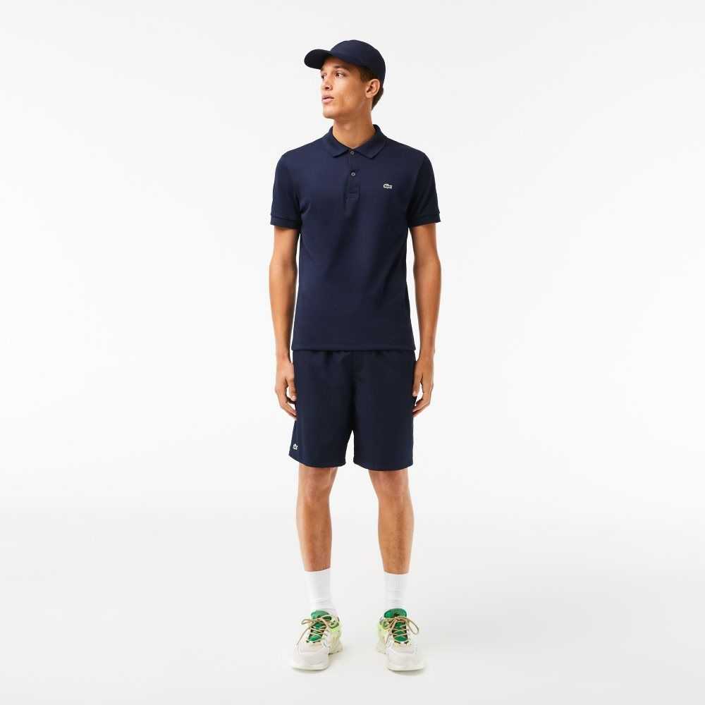 Lacoste Regular Fit Ultra Soft Cotton Jersey Polo Navy Blue | ROX-785234