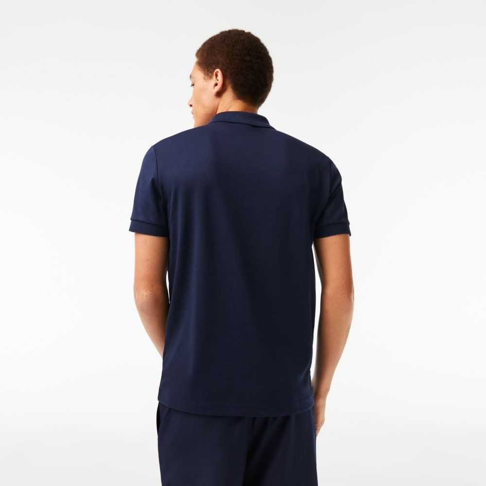 Lacoste Regular Fit Ultra Soft Cotton Jersey Polo Navy Blue | ROX-785234