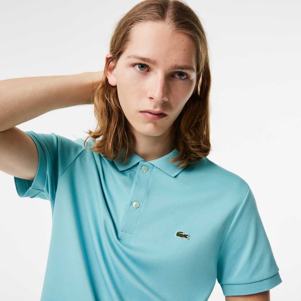 Lacoste Regular Fit Ultra Soft Cotton Jersey Polo Mint | ULC-394672