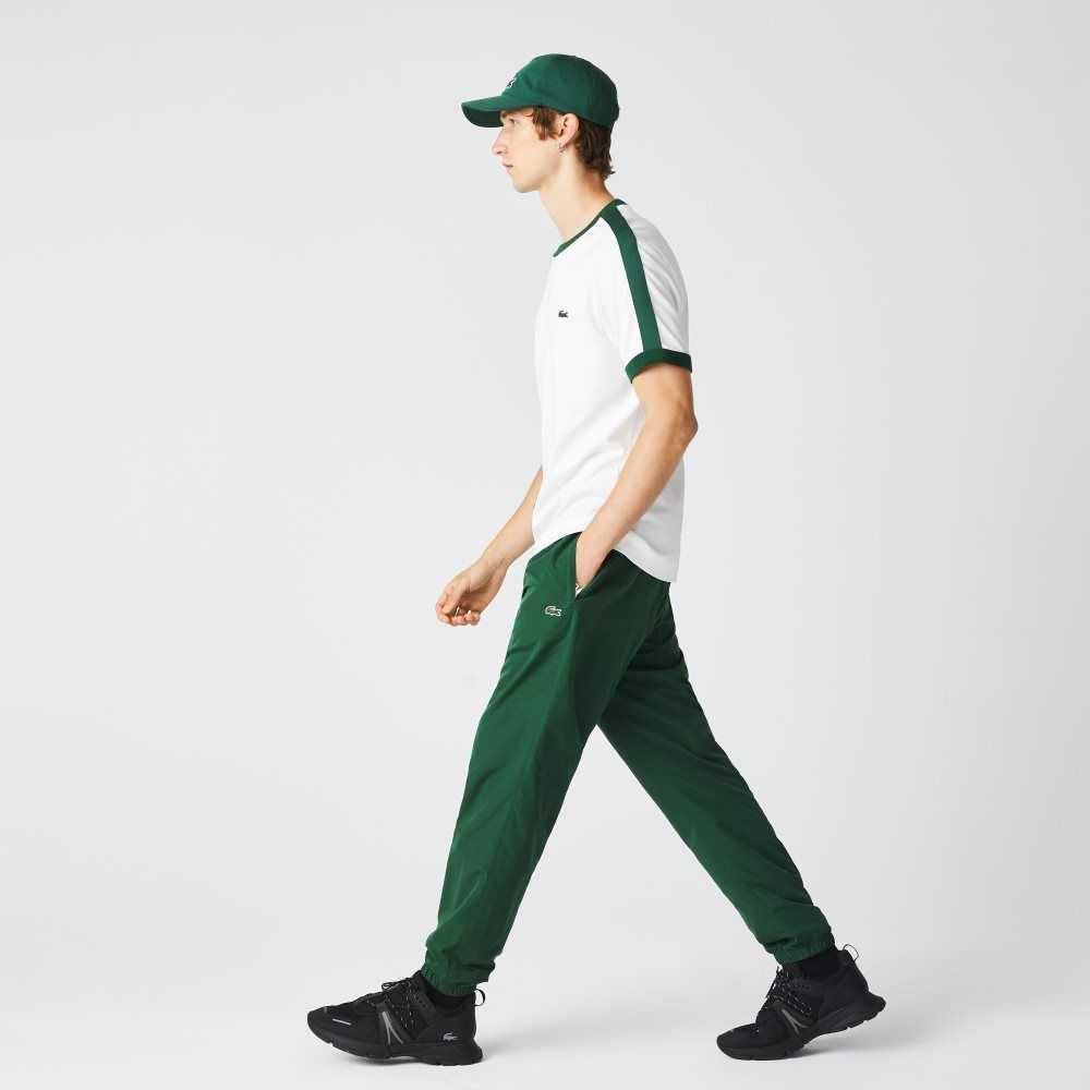 Lacoste Regular Fit Water-Repellent Trackpants Green | IKT-139508